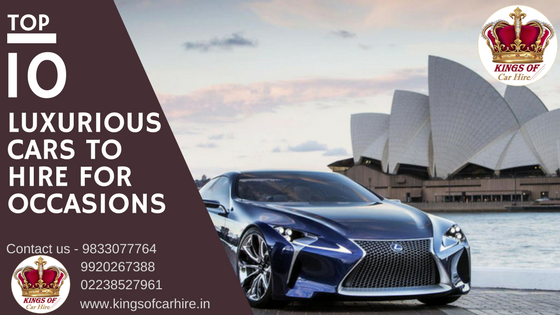 Top 10 Luxury Cars To Hire For Occasions